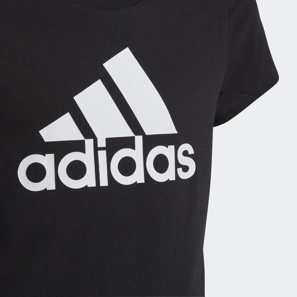 Adidas T-shirt en coton Essentials Big Logo. 3