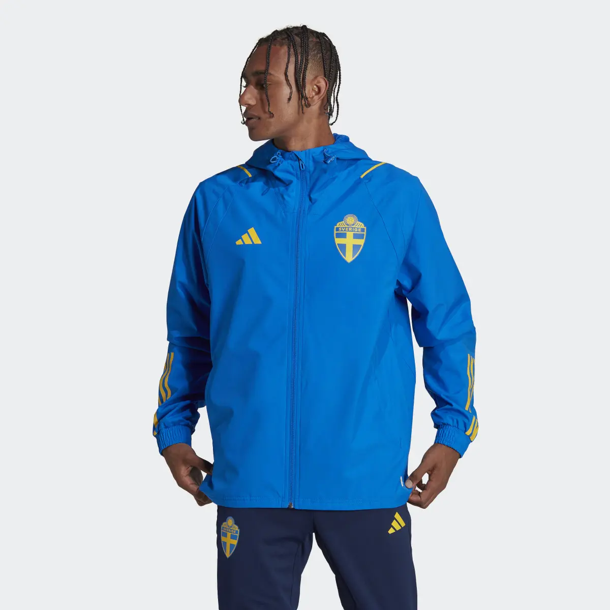 Adidas Sweden Tiro 23 All-Weather Jacket. 2