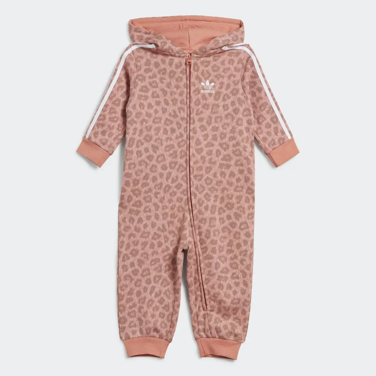 Adidas Animal Allover Print Hooded Bodysuit with Ears. 1