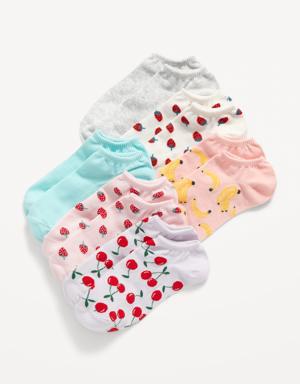 Novelty Ankle Socks 6-Pack for Women multi