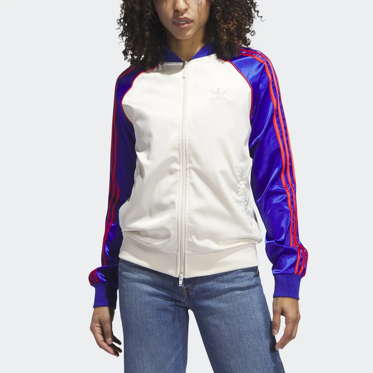 Adidas Satin SST Track Jacket. 1