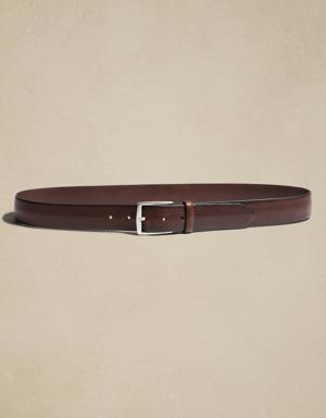 Lustro Burnished Leather Belt brown