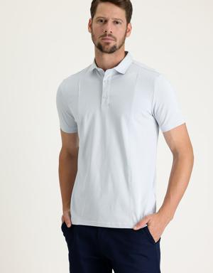 Polo Yaka Slim Fit Pamuklu Süprem Tişört