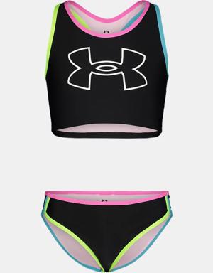 Girls' UA Two-Piece Racer Midkini