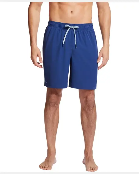Under Armour Men's UA Solid 2-in-1 Compression Swim Volley Shorts. 1