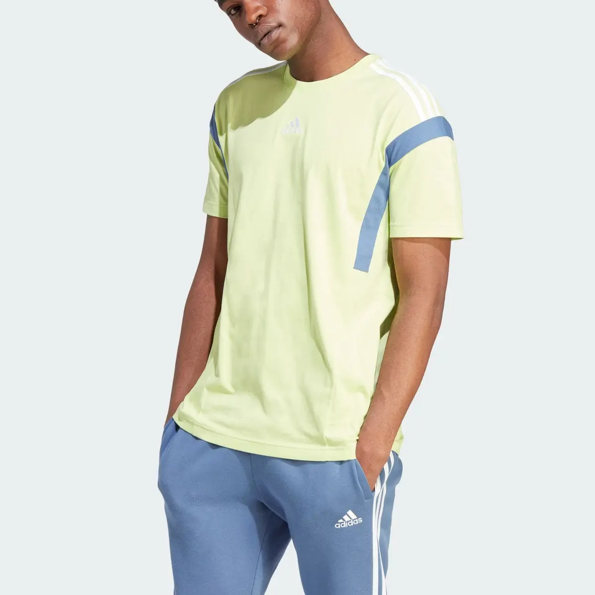 Adidas Camiseta Colourblock. 1