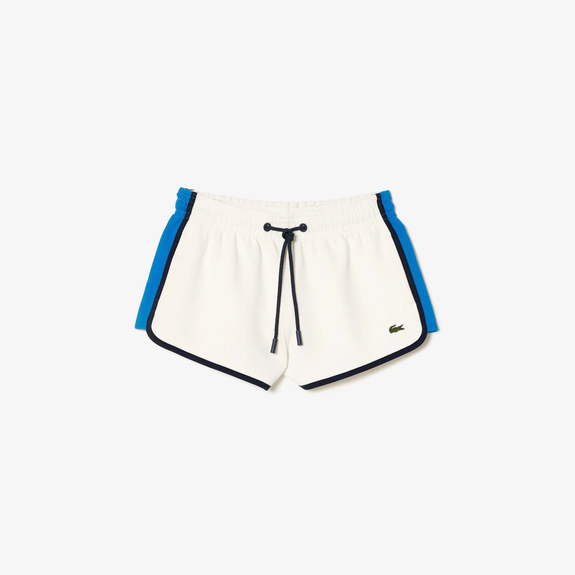 Lacoste Women's Contrast Seam Piqué Shorts. 2