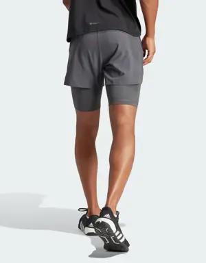 Adidas Pantalón corto HEAT.RDY HIIT Elevated Training 2-in-1. 3 Adidas Pantalón corto HEAT.RDY HIIT Elevated Training 2-in-1. 3