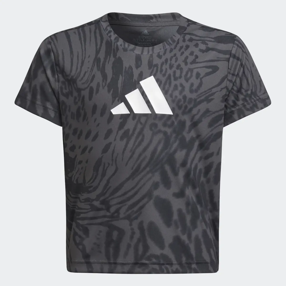 Adidas AEROREADY Sport Icons Animal Print T-Shirt. 1