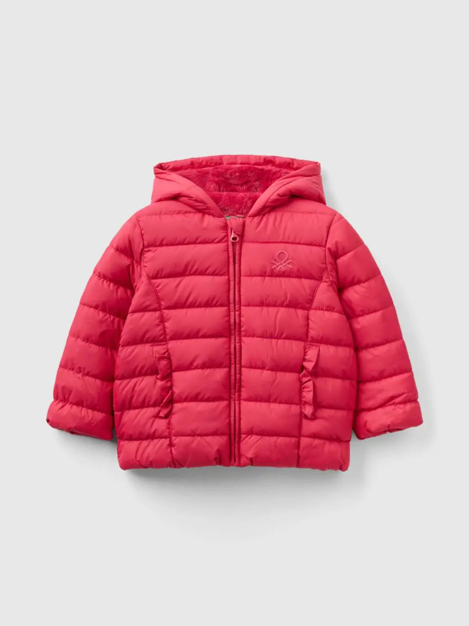 Benetton padded jacket with rouches. 1