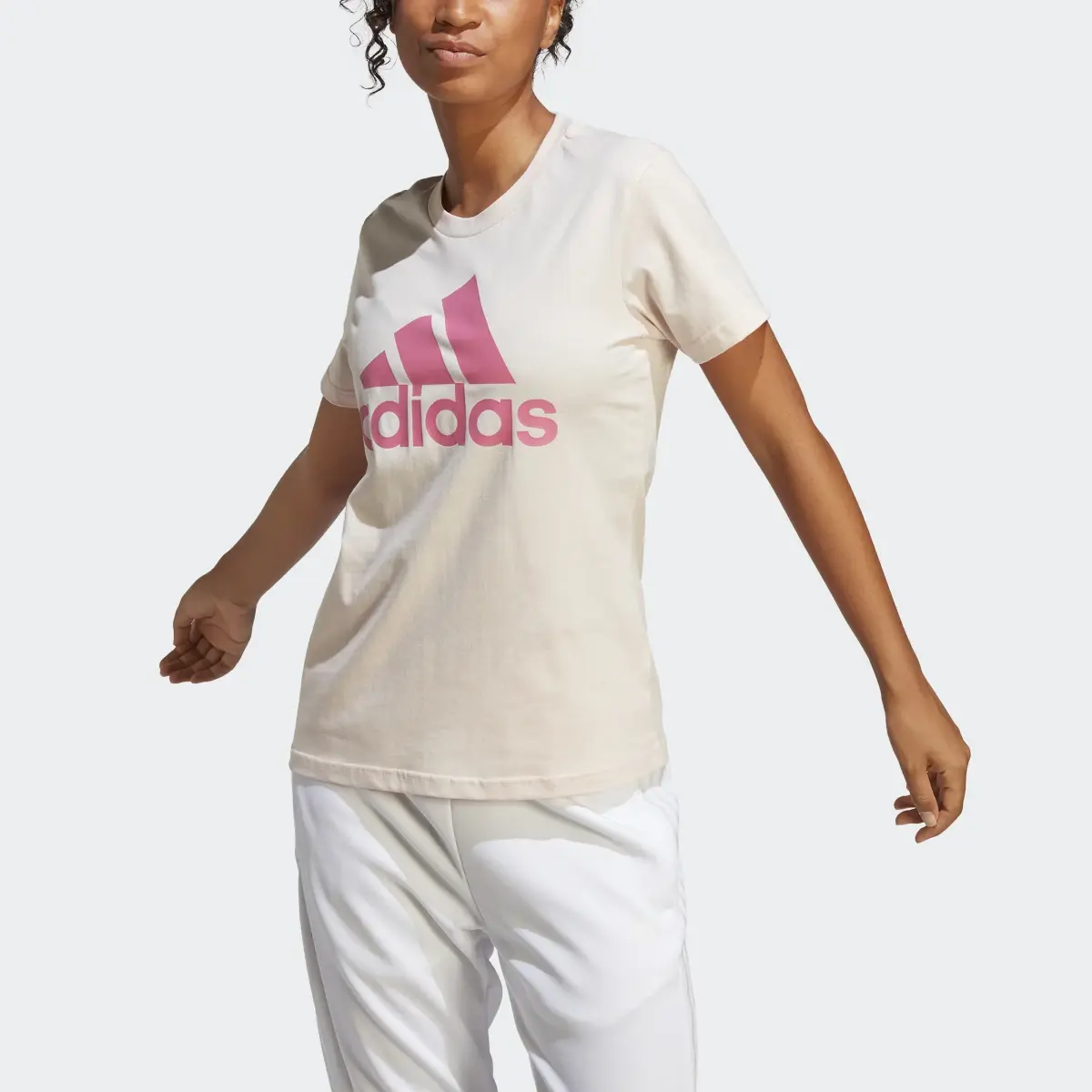 Adidas Essentials Logo Tee. 1