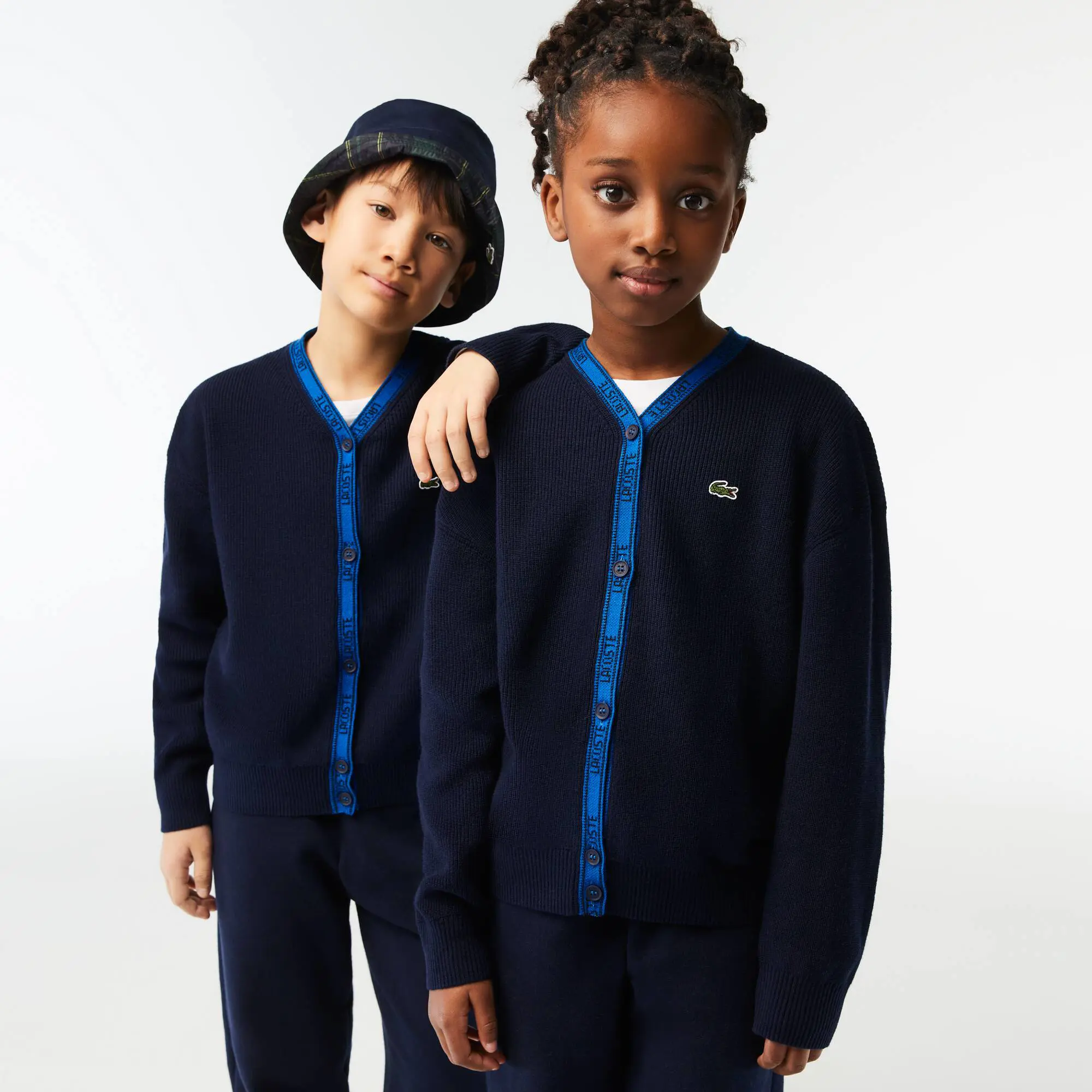 Lacoste Blusão com marca em contraste Lacoste para criança. 1
