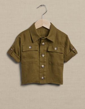 Explorer Shirt for Baby + Toddler green