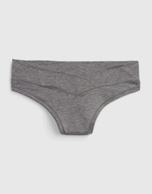 Breathe Crossover Thong gray