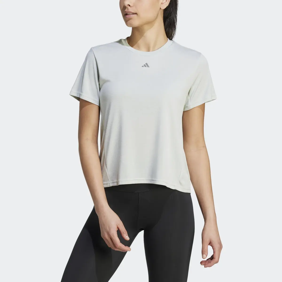 Adidas HIIT HEAT.RDY Sweat-Conceal Training Tee. 1