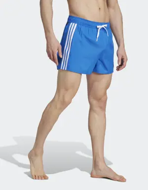 Adidas 3-Stripes CLX Very-Short-Length Swim Shorts. 3 Adidas 3-Stripes CLX Very-Short-Length Swim Shorts. 3