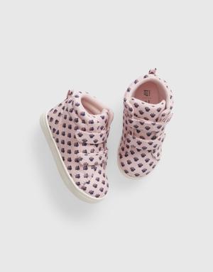 babyGap &#124 Disney Minnie Mouse High Top Sneakers pink