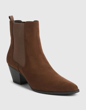 Gap Heeled Chelsea Boots brown