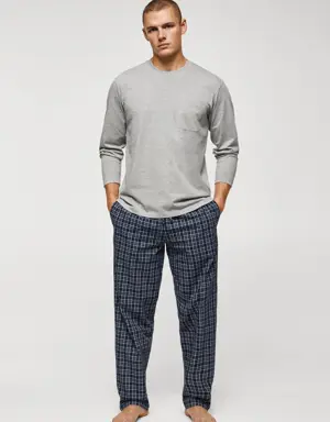 Pyjama-Pack aus gemusterter Baumwolle