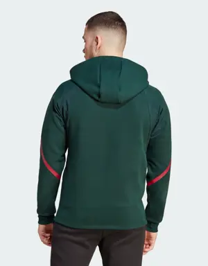 Adidas Manchester United Designed for Gameday Full-Zip Hoodie. 3 Adidas Manchester United Designed for Gameday Full-Zip Hoodie. 3
