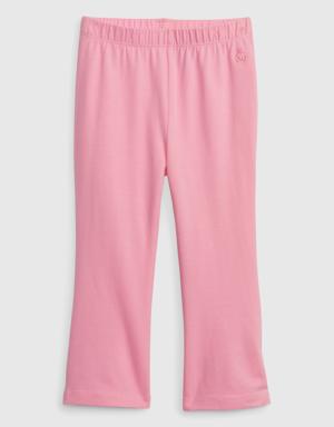 Toddler Organic Cotton Mix and Match Flare Leggings pink