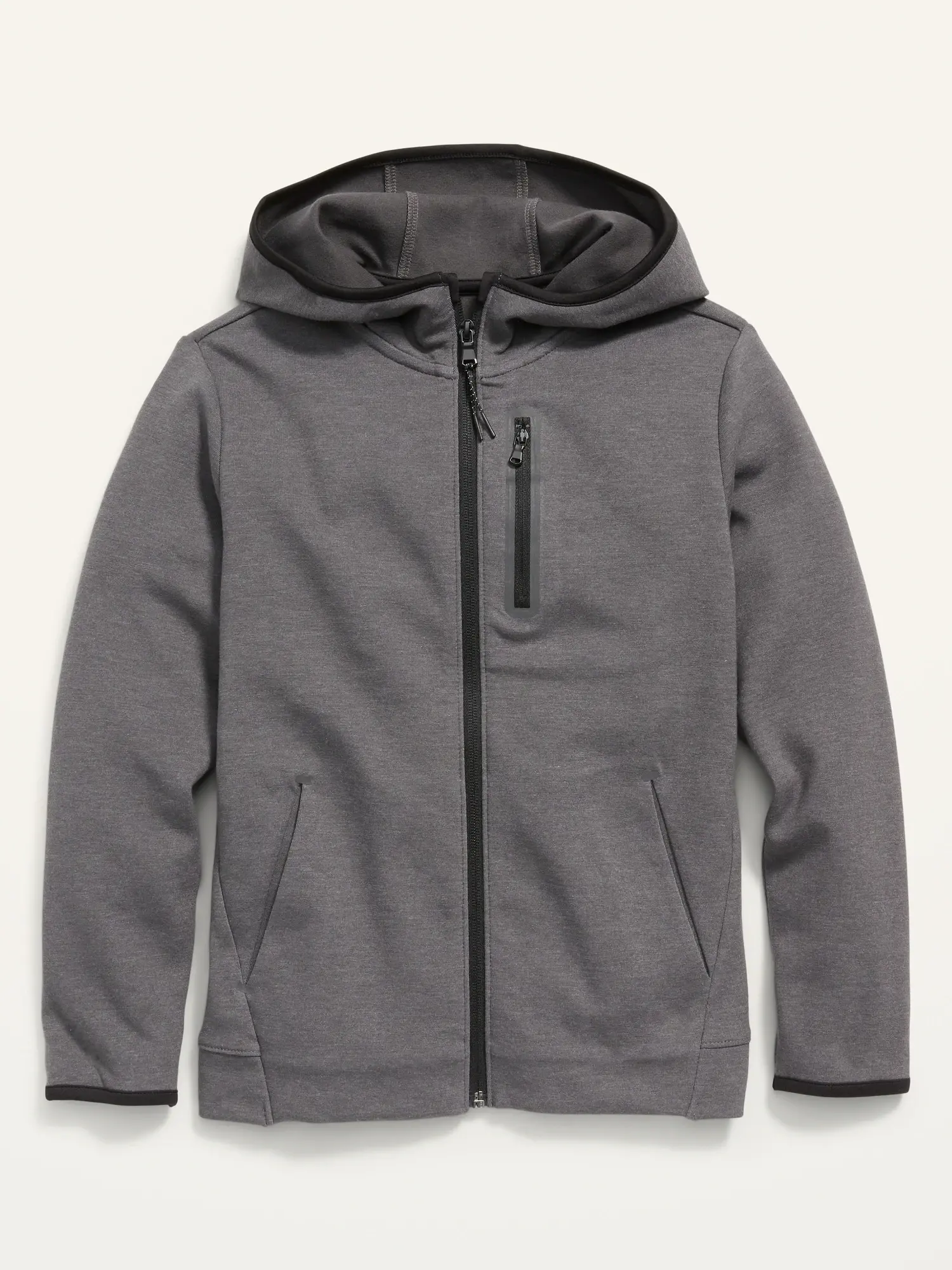 Old Navy Dynamic Fleece Zip Hoodie for Boys gray. 1