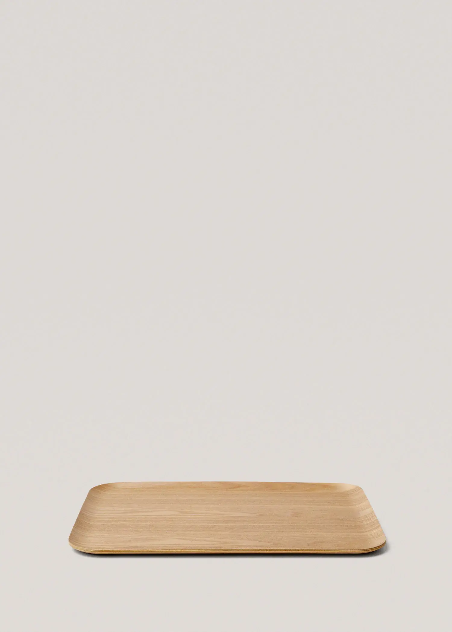 Mango Bandeja de madera rectangular 46x35cm. 1