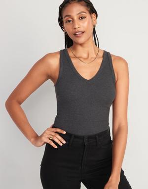 Old Navy First-Layer V-Neck Tank Top gray