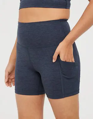 American Eagle By Aerie Recycled The Hugger 5" Bike Short. 1