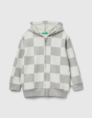 checkered hoodie