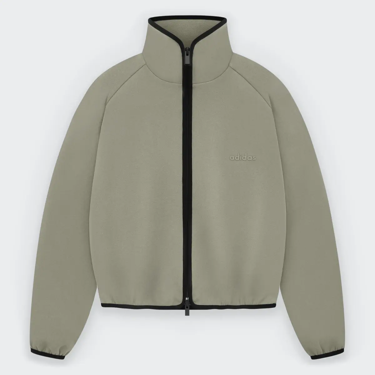 Adidas Fear of God Athletics Suede Fleece Track Top. 1