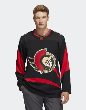 Senators Authentic Reverse Retro Wordmark Jersey