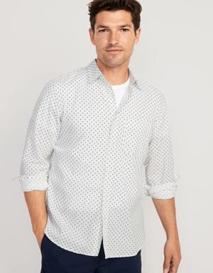 Slim-Fit Built-In Flex Everyday Shirt for Men white