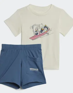 Disney Mickey and Friends Shorts and Tee Set
