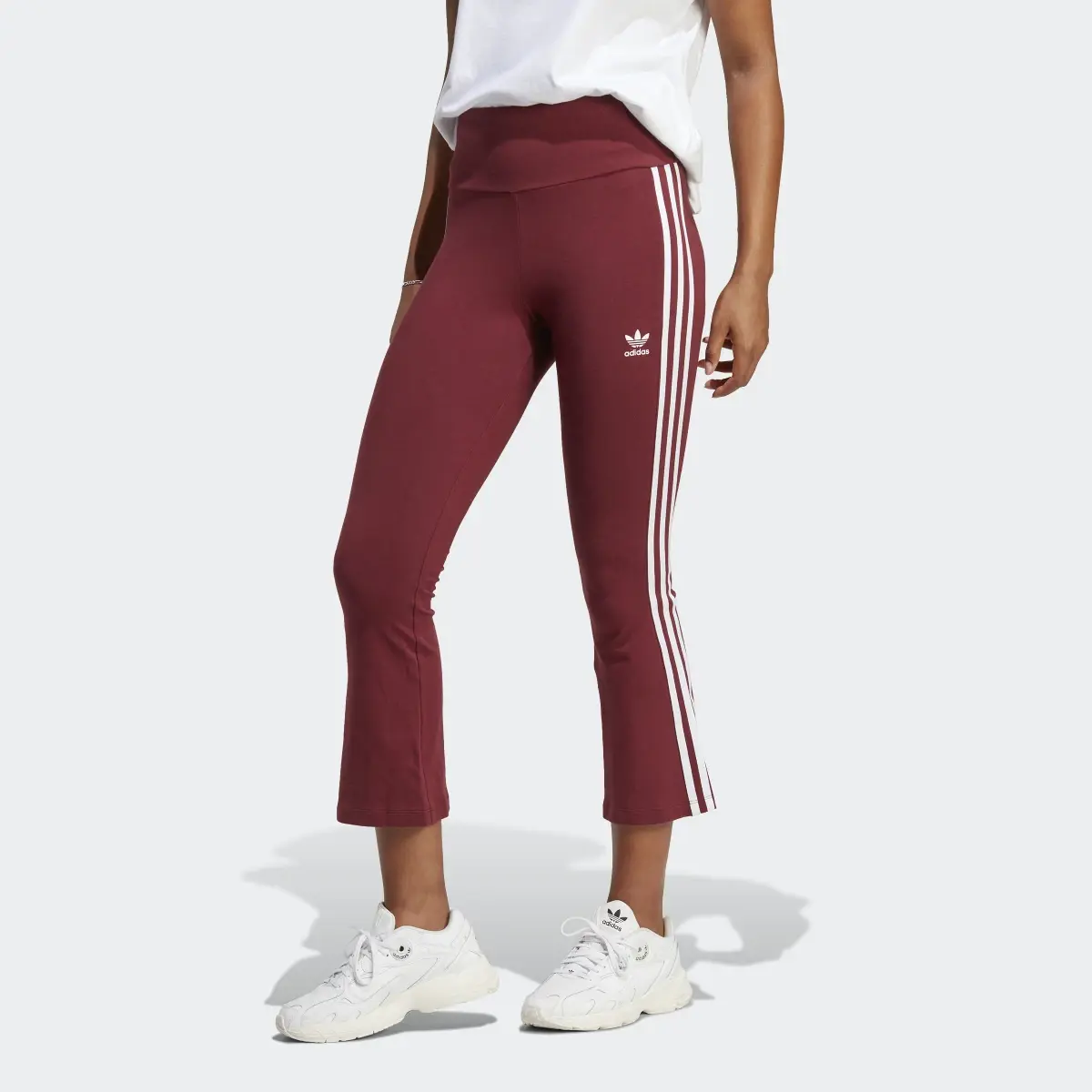 Adidas Adicolor Classics 3-Stripes 7/8 Flare Leggings. 1