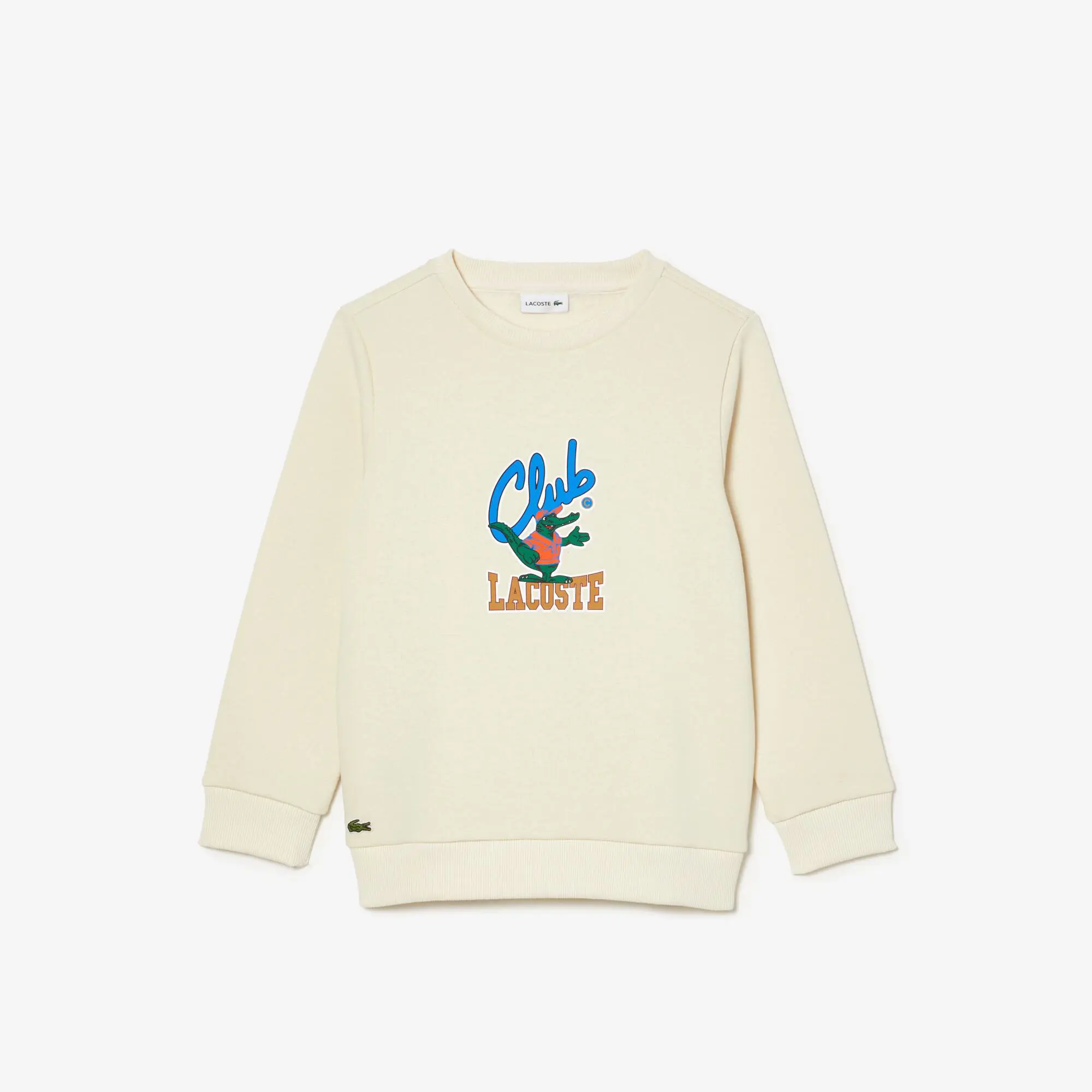 Lacoste Contrast Signature Print Sweatshirt. 2