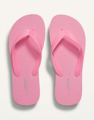Old Navy Flip-Flop Sandals for Girls (Partially Plant-Based) pink