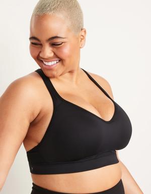 Old Navy High Support Racerback Sports Bra 32C-42C black