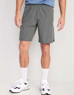 Essential Woven Workout Shorts -- 9-inch inseam gray