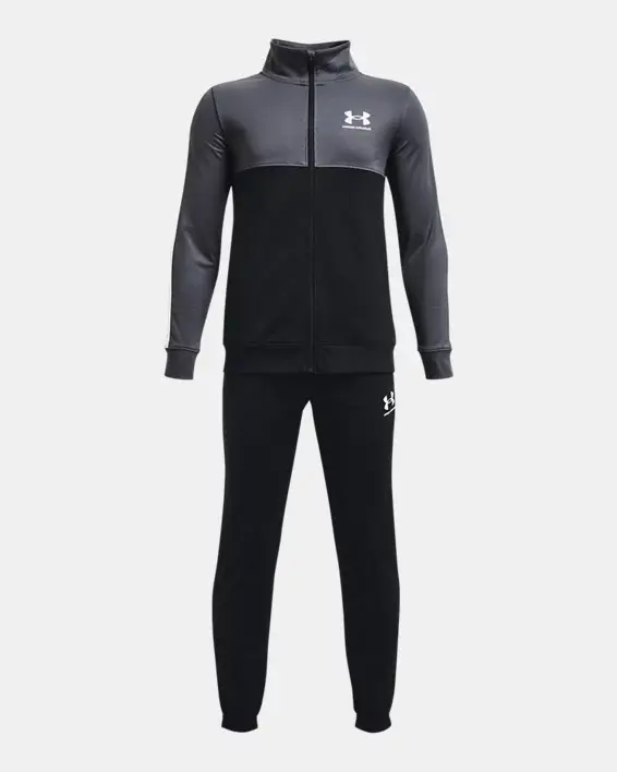 Under Armour Boys' UA Knit Colorblock Track Suit. 1