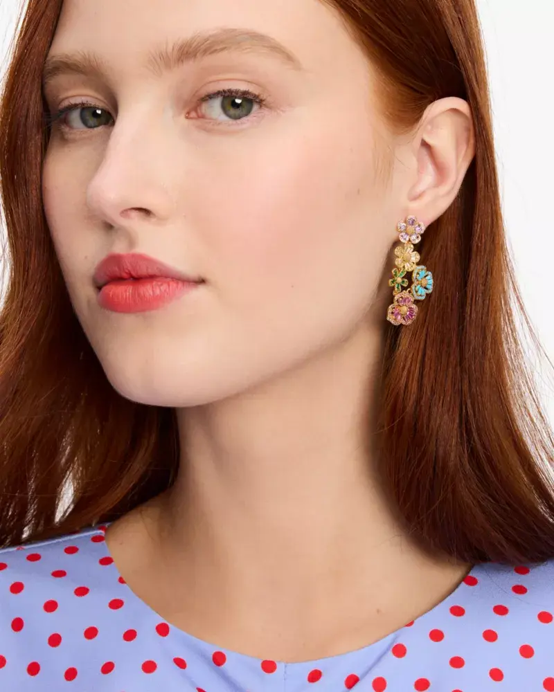 Kate Spade Fleurette Statement Earrings. 3