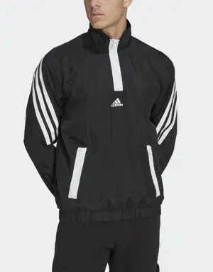 Adidas Future Icons 3-Stripes Woven 1/4 Zip Sweatshirt