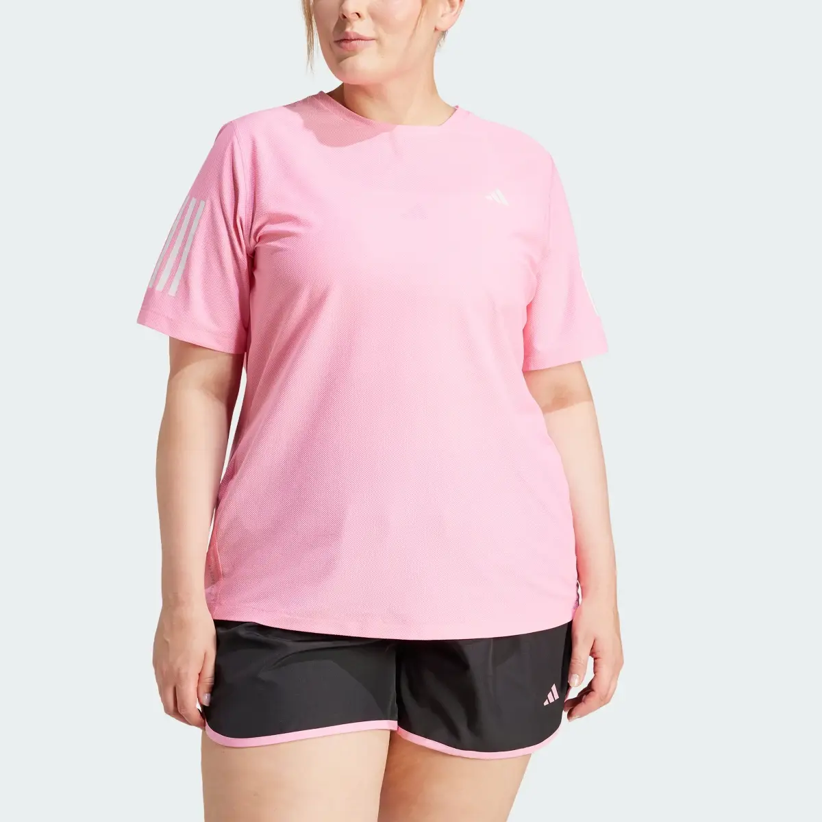 Adidas Own The Run T-Shirt (Plus Size). 1