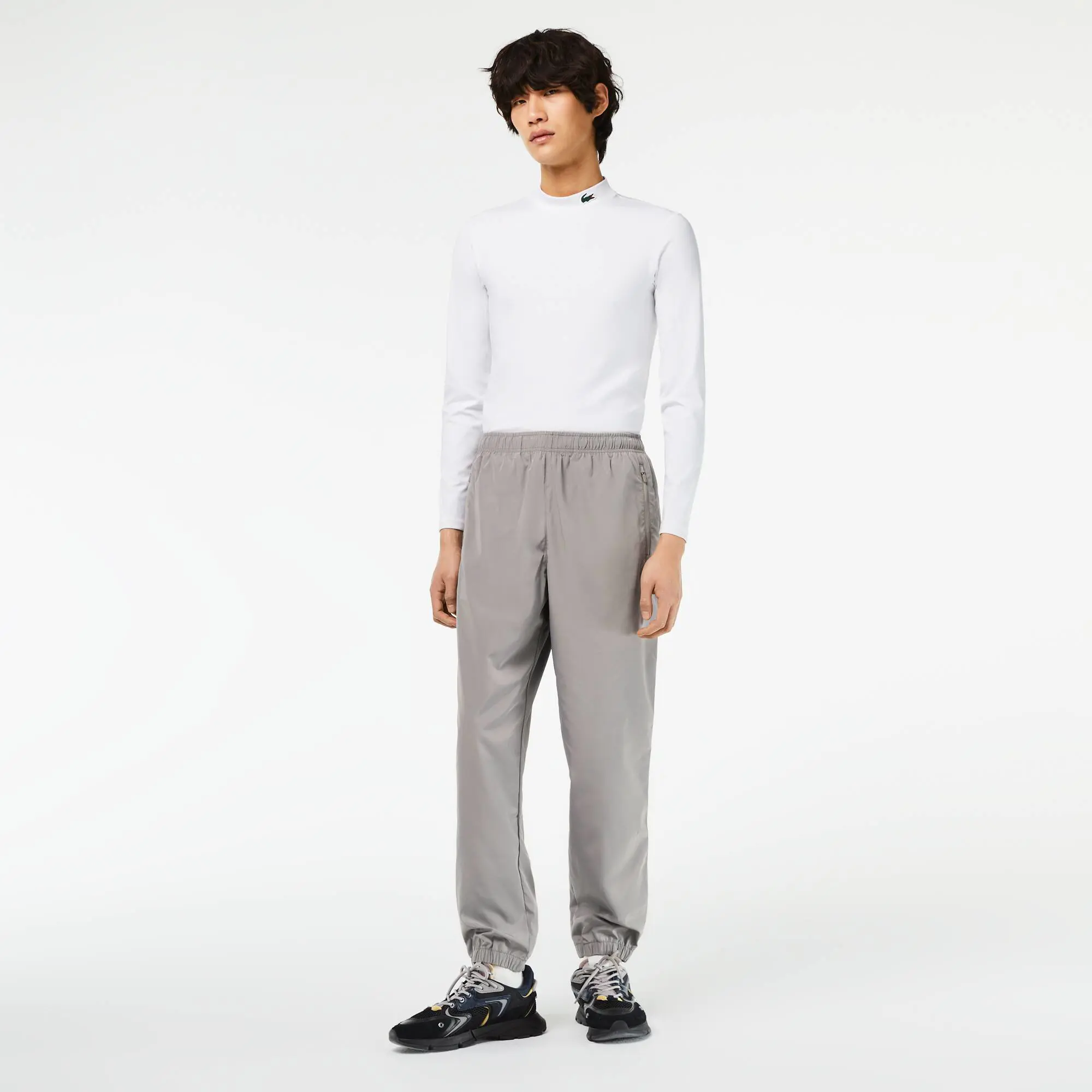 Lacoste Men’s Lacoste Track Pants with GPS Coordinates. 1