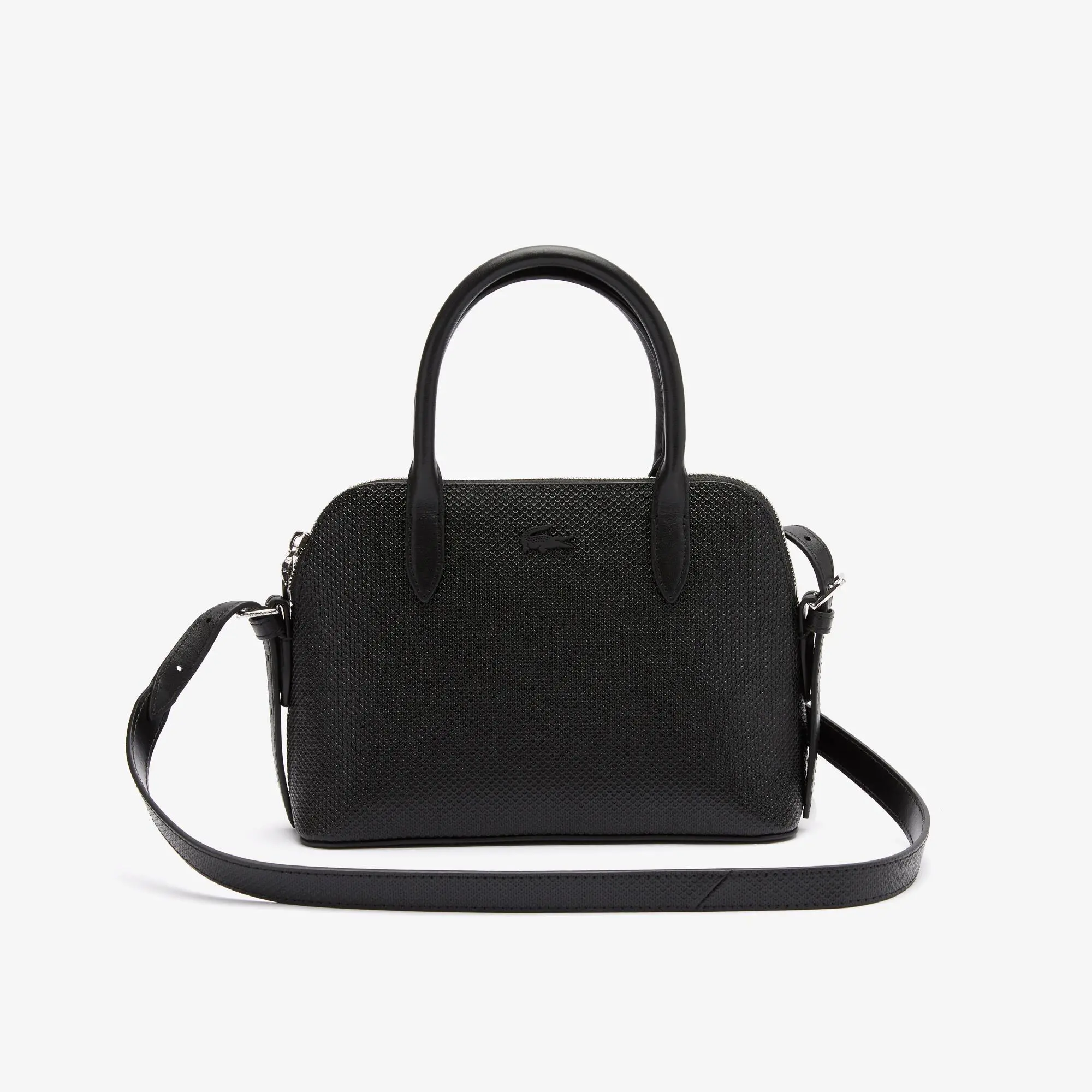 Lacoste Women's Chantaco Piqué Leather Top Handle Bag. 2