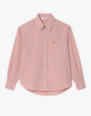 Women’s Lacoste Oversize Cotton Poplin Shirt