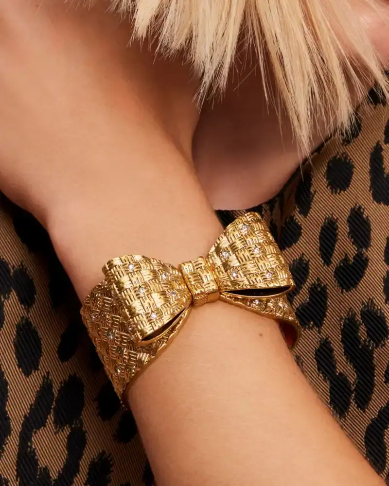 Kate Spade Wrapped In A Bow Statement Cuff. 2