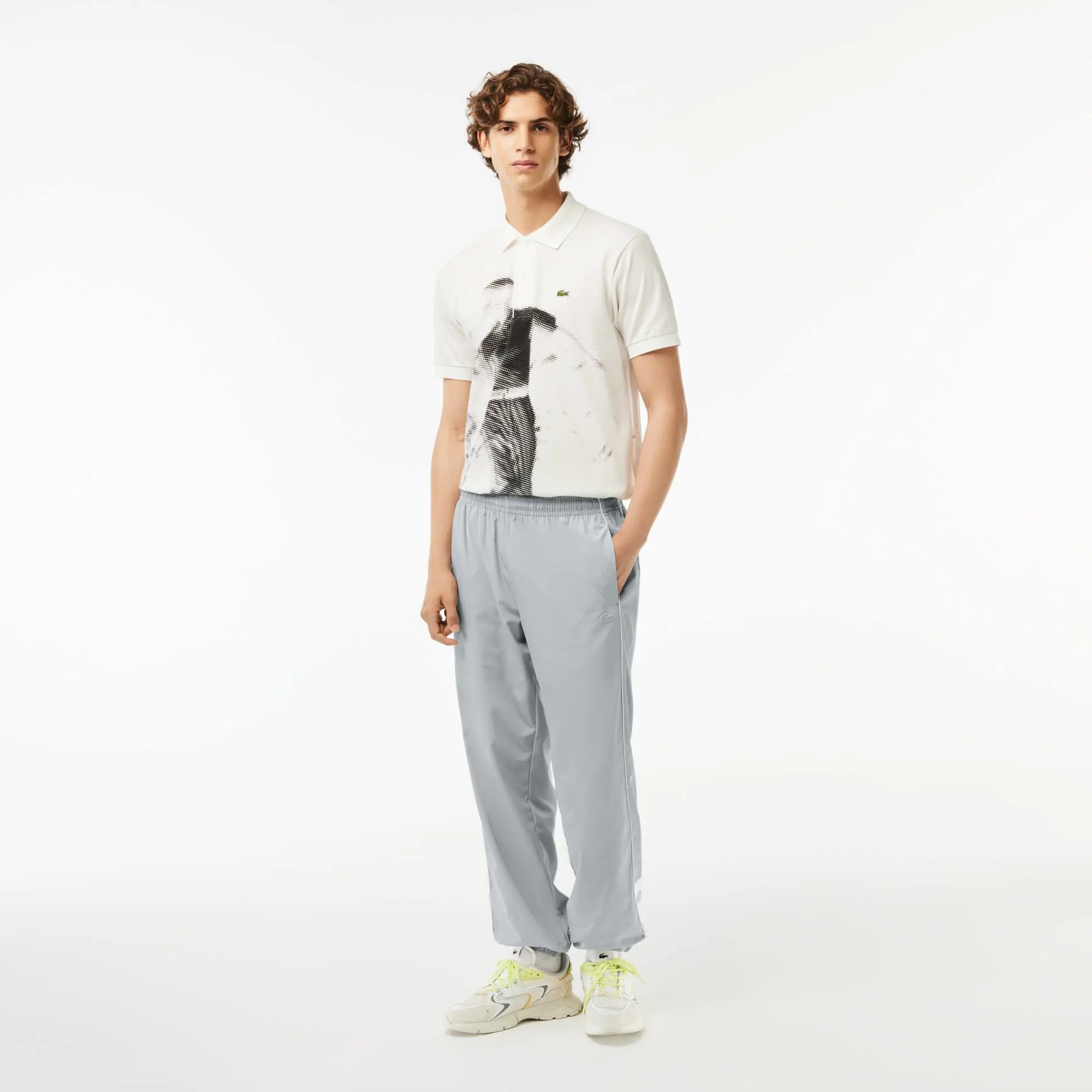 Lacoste Contrast Detail Sportsuit Track Pants. 1