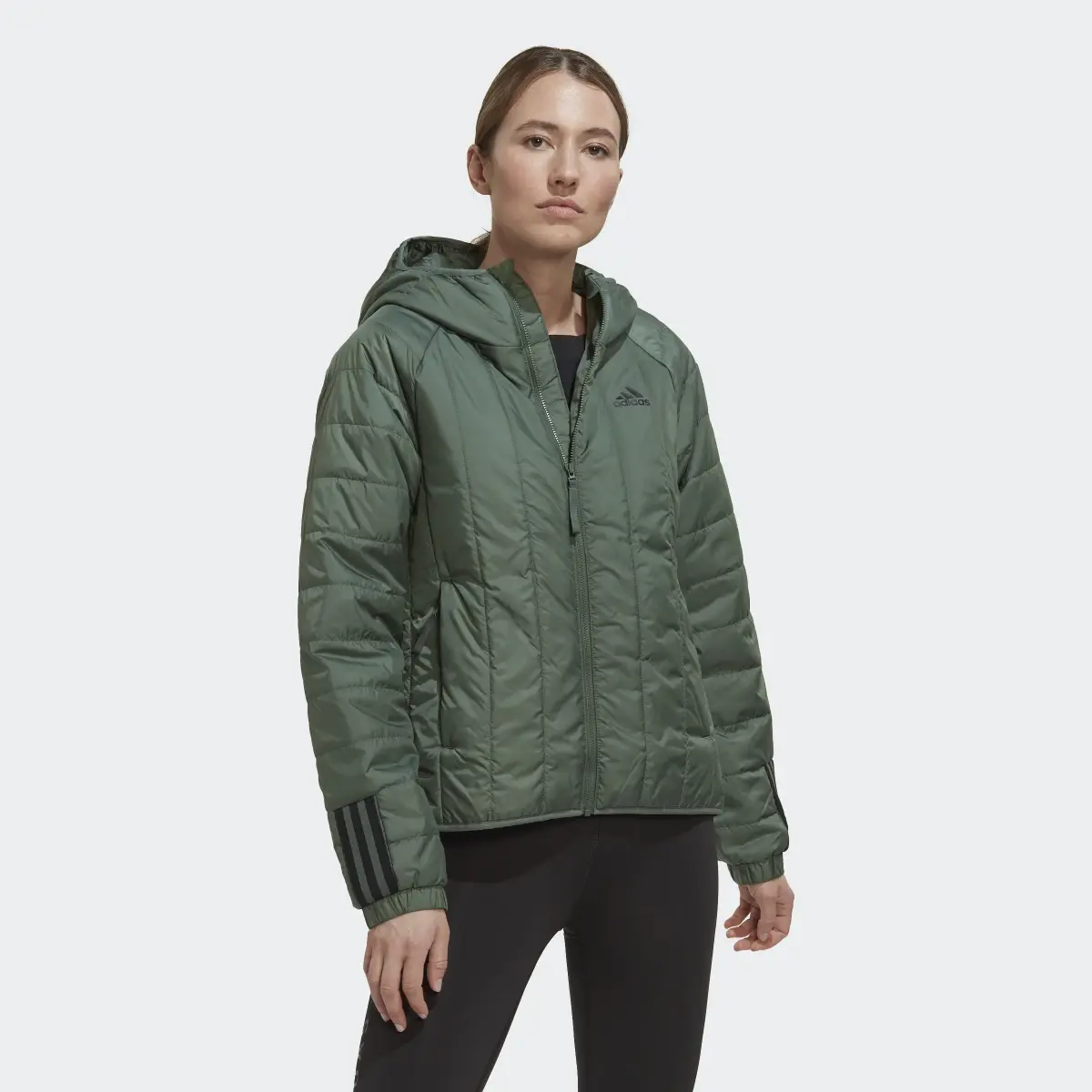 Adidas Itavic 3-Stripes Light Hooded Jacket. 2