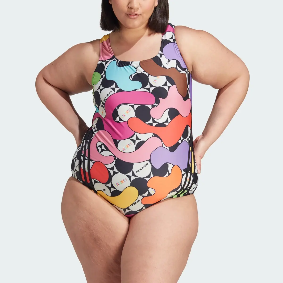 Adidas Pride Swimsuit (Plus Size). 1